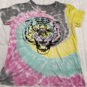 Chaser Tie Dye Tiger Tee